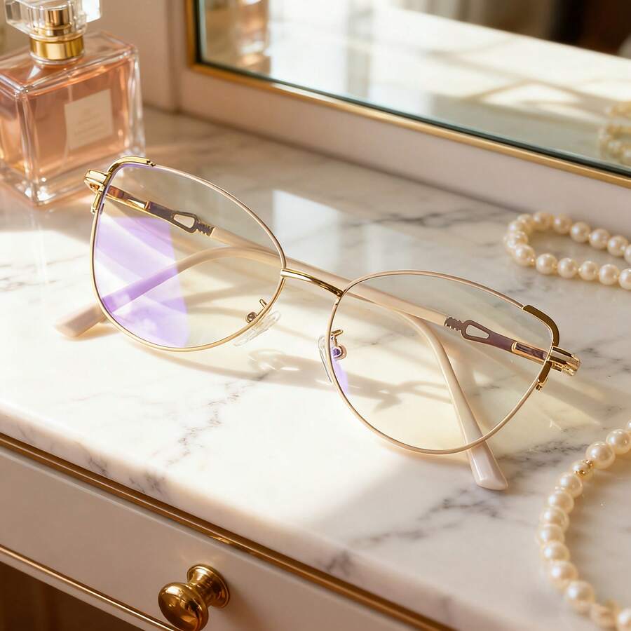 Women's Luxury Cat Eye Flat Mi - Sunglasses Cat Eye 评论和价格