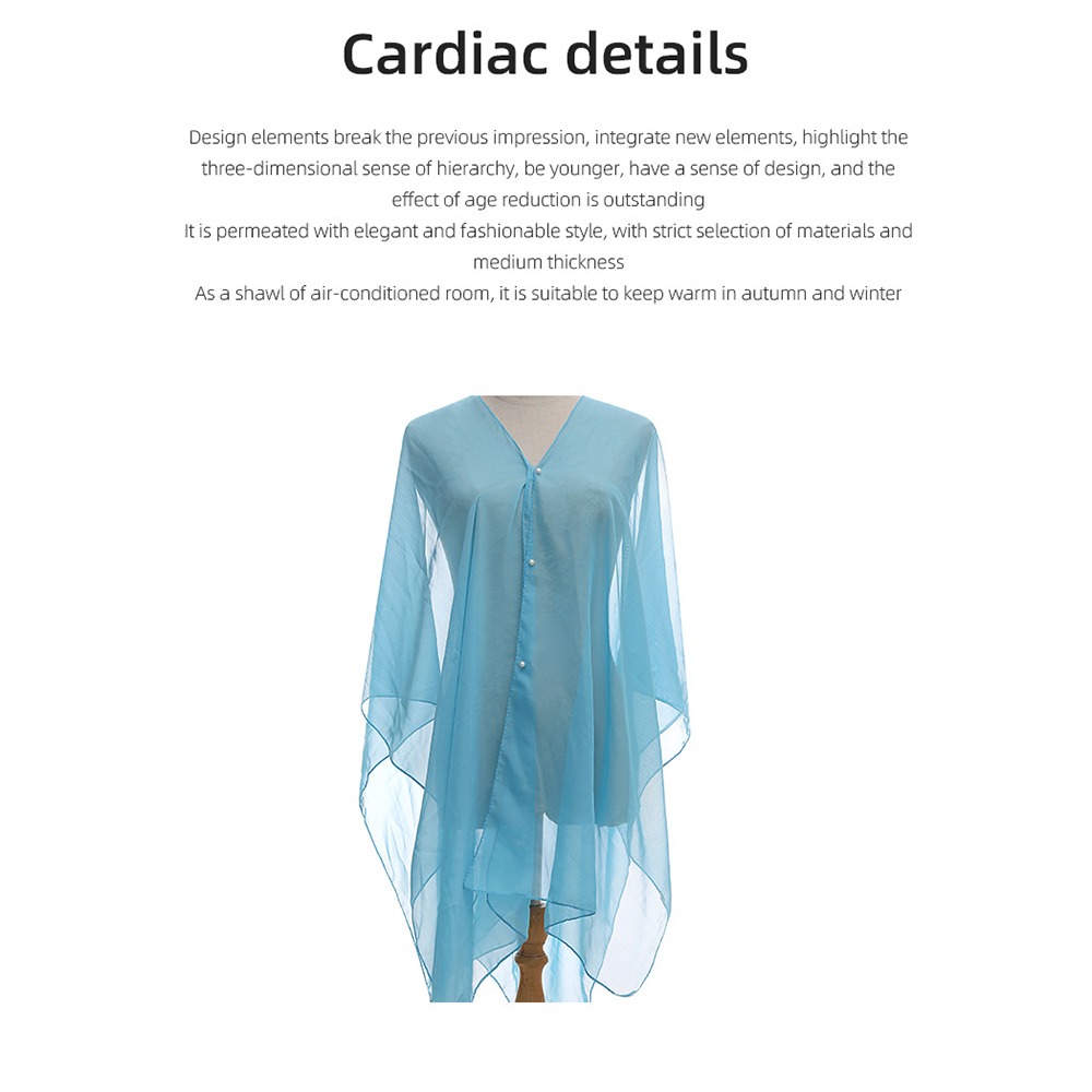Fashion Solid color Shawl Scar - Cover Up Kaftan 评论和价格