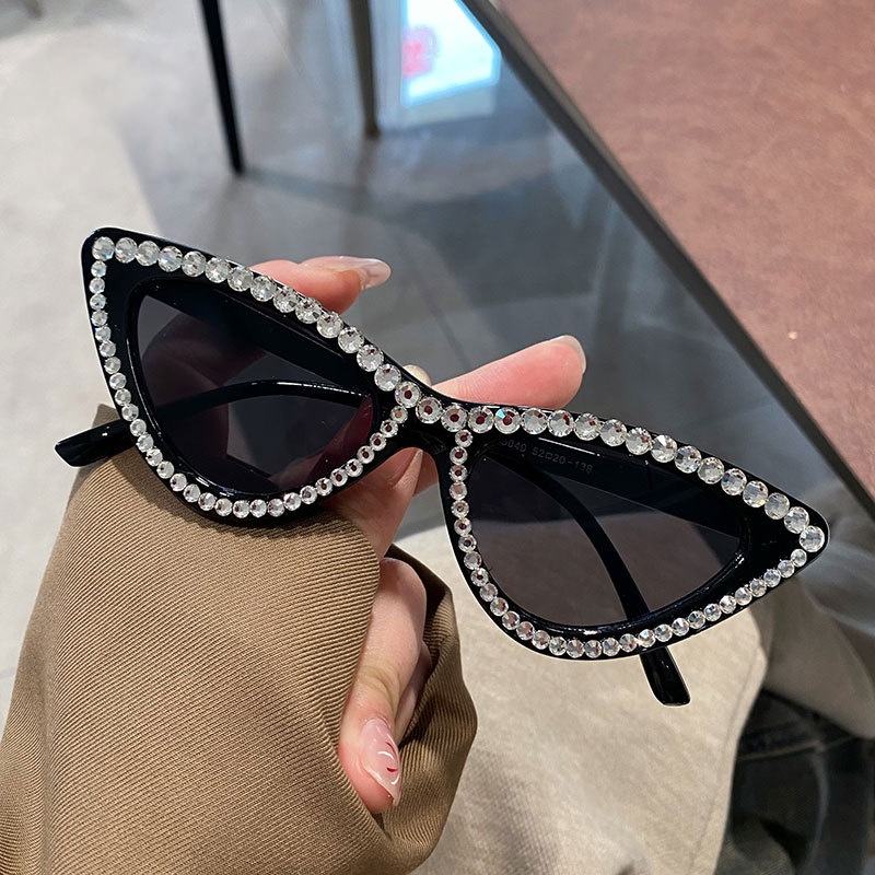 Vintage Luxury Cat Eye Sunglas - Sunglasses Cat Eye 评论和价格