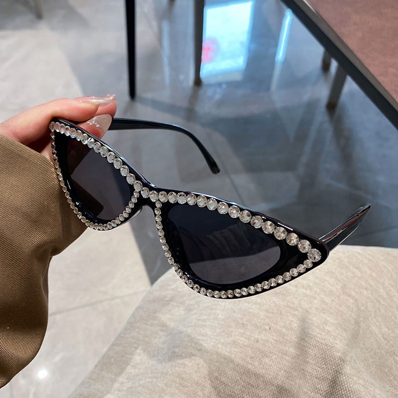 Vintage Luxury Cat Eye Sunglas - Sunglasses Cat Eye 评论和价格