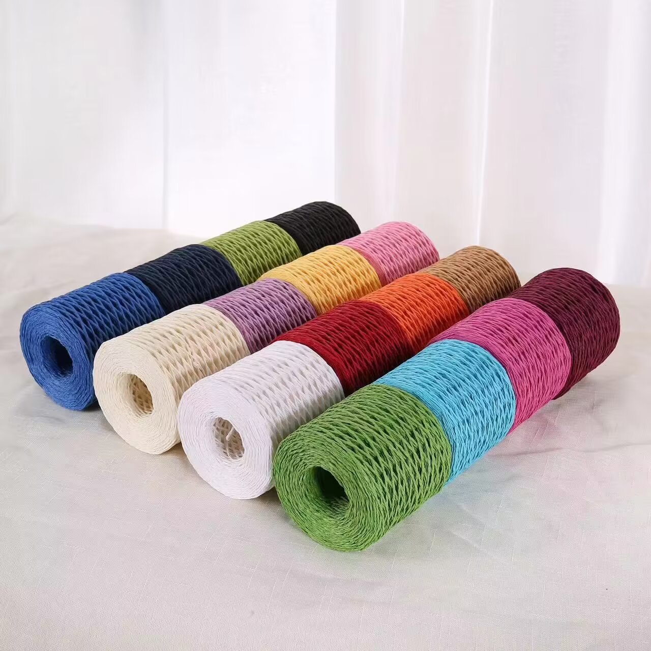 190g Raffia Yarn, Straw Paper  - Crochet Bag Raffia 评论和价格