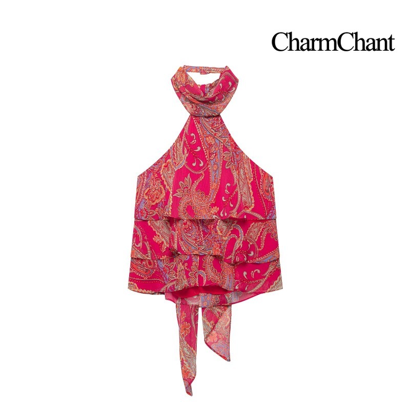 CHARMCHANT Women's Paisley Pri - Midi Skirt Floral 评论和价格