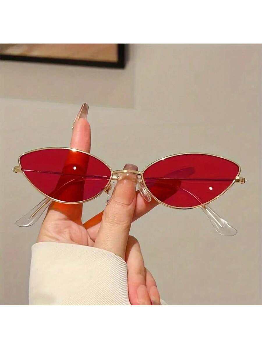 1 Pair Women New Cat Eye Model - Sunglasses Cat Eye 评论和价格