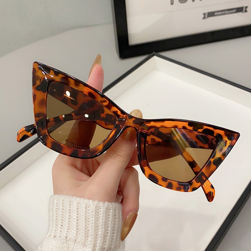 New Big Frame Vintage Square S - Sunglasses Cat Eye 评论和价格