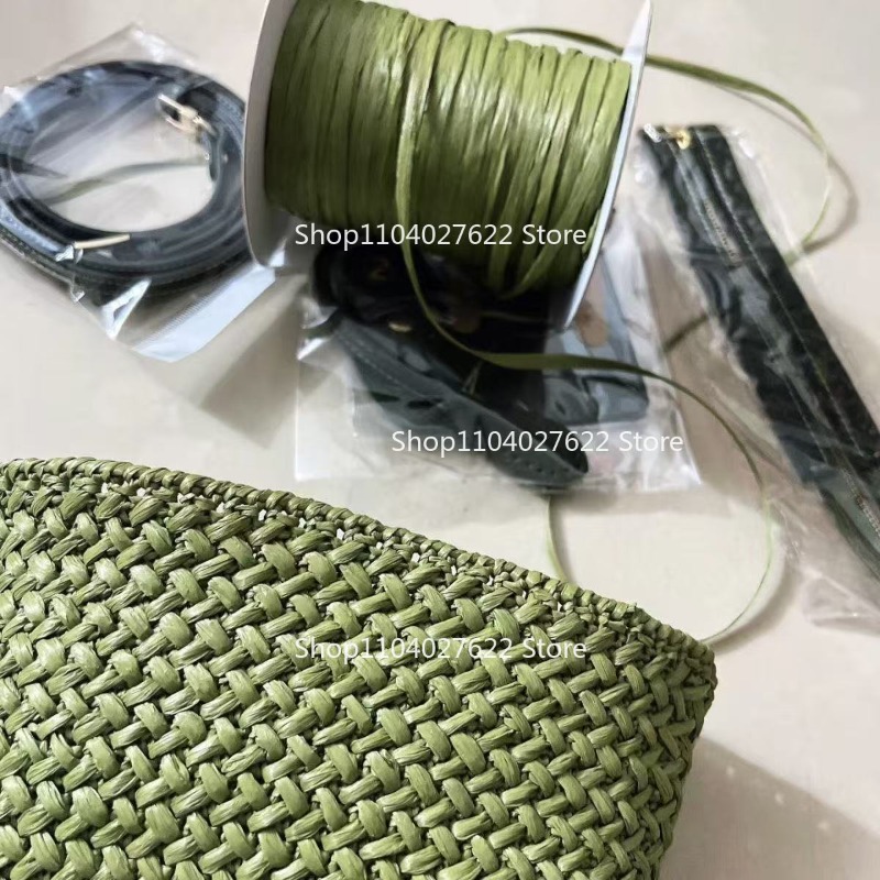 120g/roll Matte Raffia Grass C - Crochet Bag Raffia 评论和价格