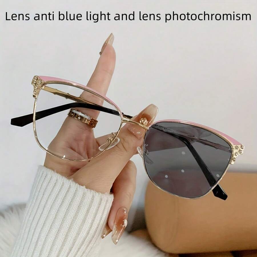 Fashionable Women's Rhinestone - Sunglasses Cat Eye 评论和价格