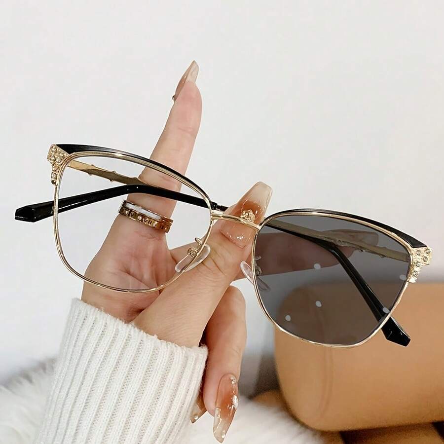 Fashionable Women's Rhinestone - Sunglasses Cat Eye 评论和价格