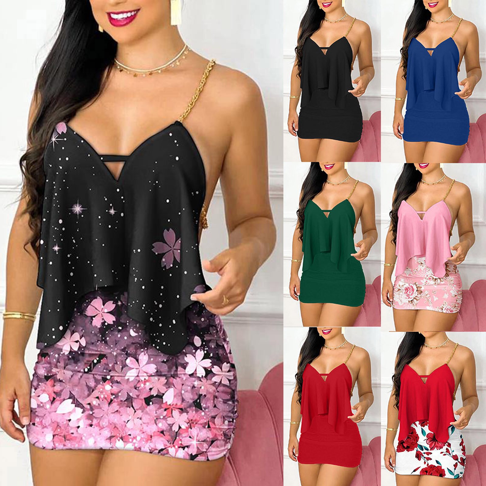 Womens Dresses Summer Fashion  - Maxi Dress Halter 评论和价格