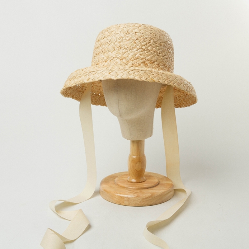 Handwoven Kids Straw  Cap Girl - Hat Floppy Wide 评论和价格